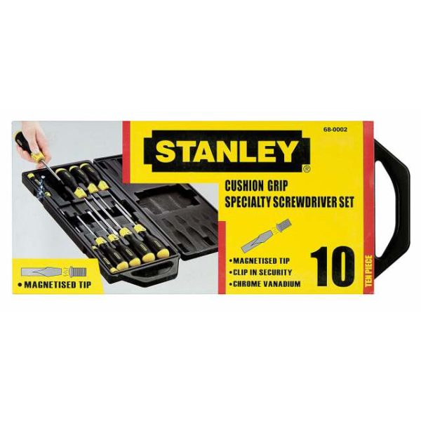 Schroevendraaierset Stanley Cushiongrip 10-delig | 2-65-014-6792