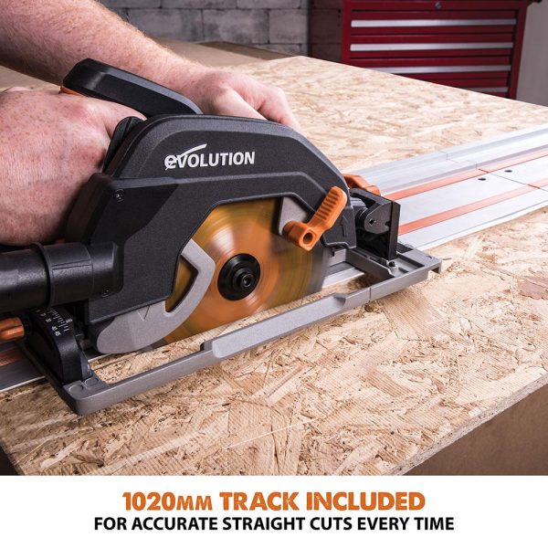 Evolution Rage R185CCSX cirkelzaag 185mm metaal/alu/hout incl. 102cm geleiderails | R185CCSX - Afbeelding 2