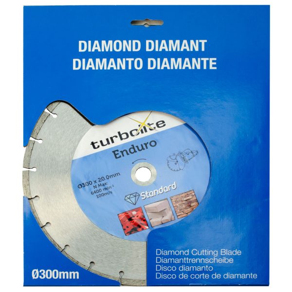 Diamantblad Turbolite Enduro 300mm x 20.0mm | Marcrist